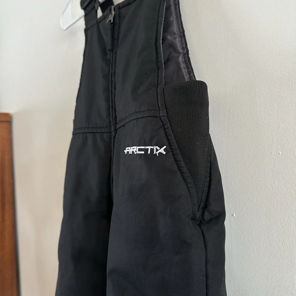 Arctix Snow Pants Kids Toddler 3T Black Overalls Adjustable Insulated Waterproof